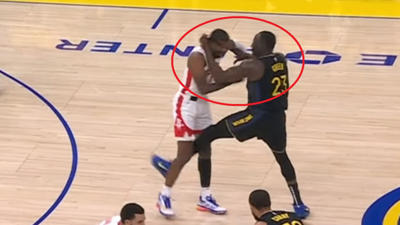 Draymond Green whacking Jalen Green