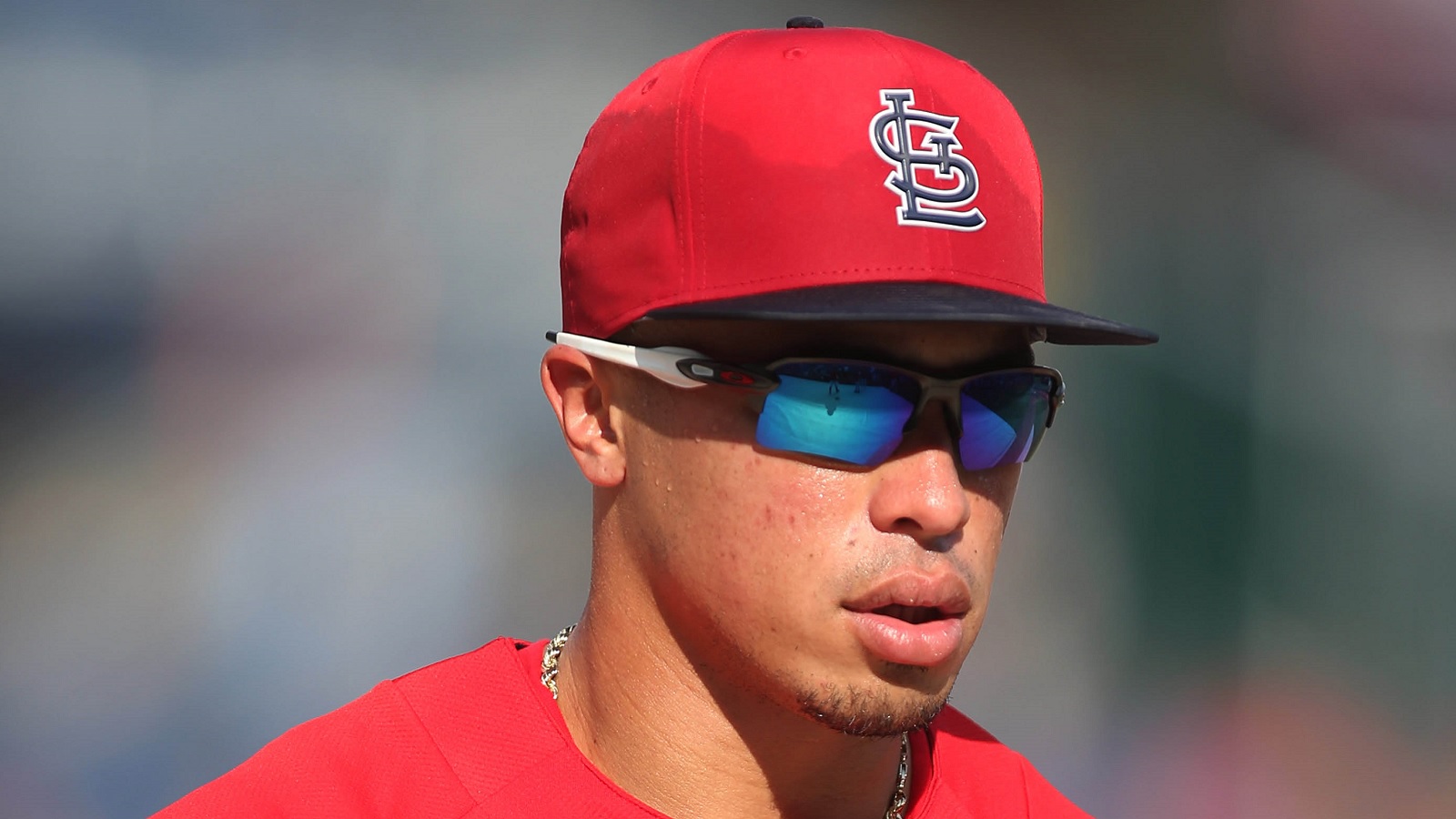 Kolten Wong in sunglasses