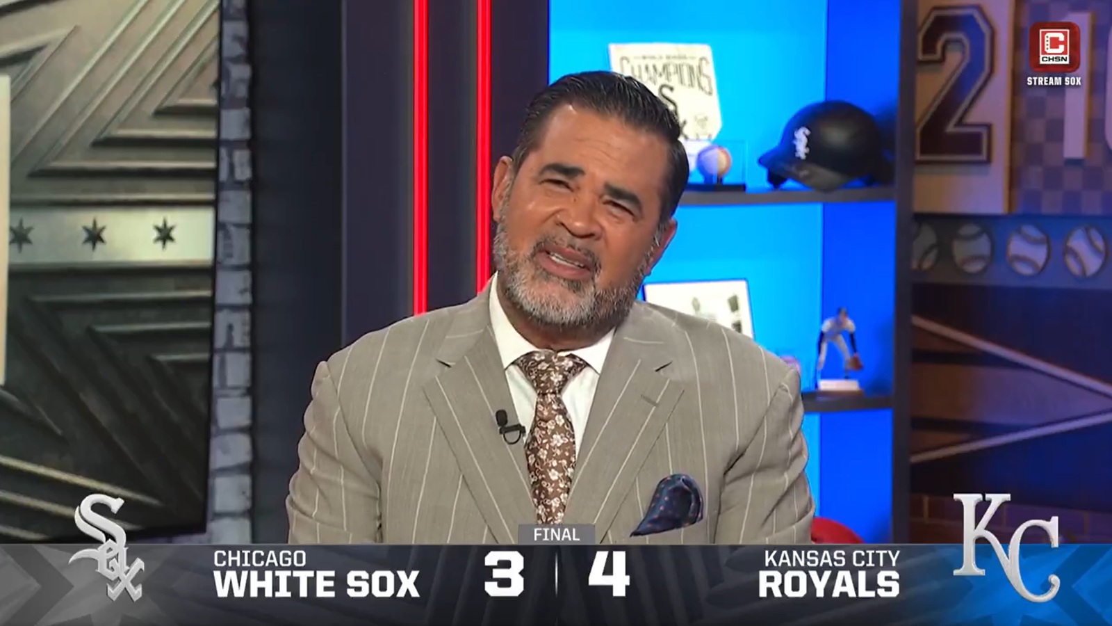 Ozzie Guillen looking disgusted