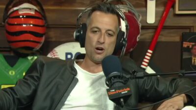 Tony Reali on a radio show
