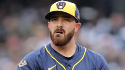 Aaron Civale looks on