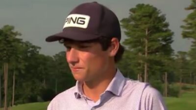 Mason Howell during an interview