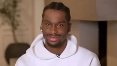 Shai Gilgeous-Alexander during an interview