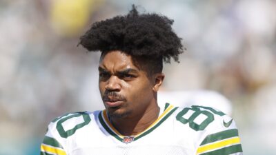 Bo Melton during a game