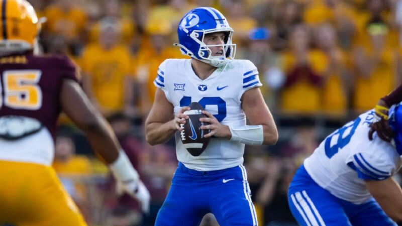 Jake Retzlaff back to pass