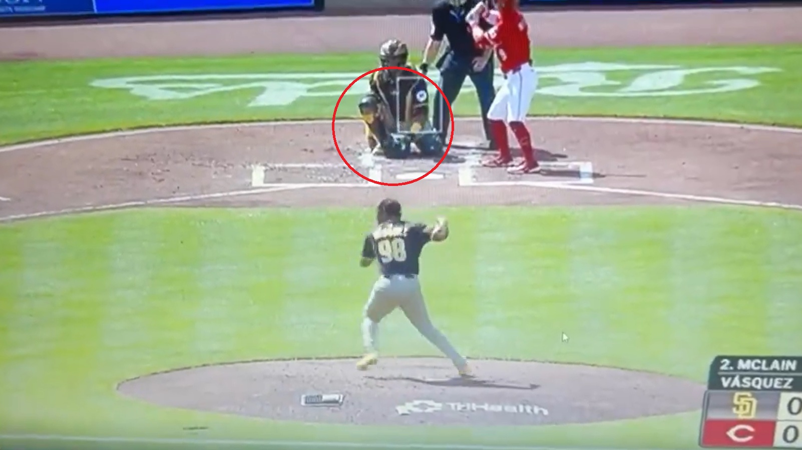 Padres stolen base trick