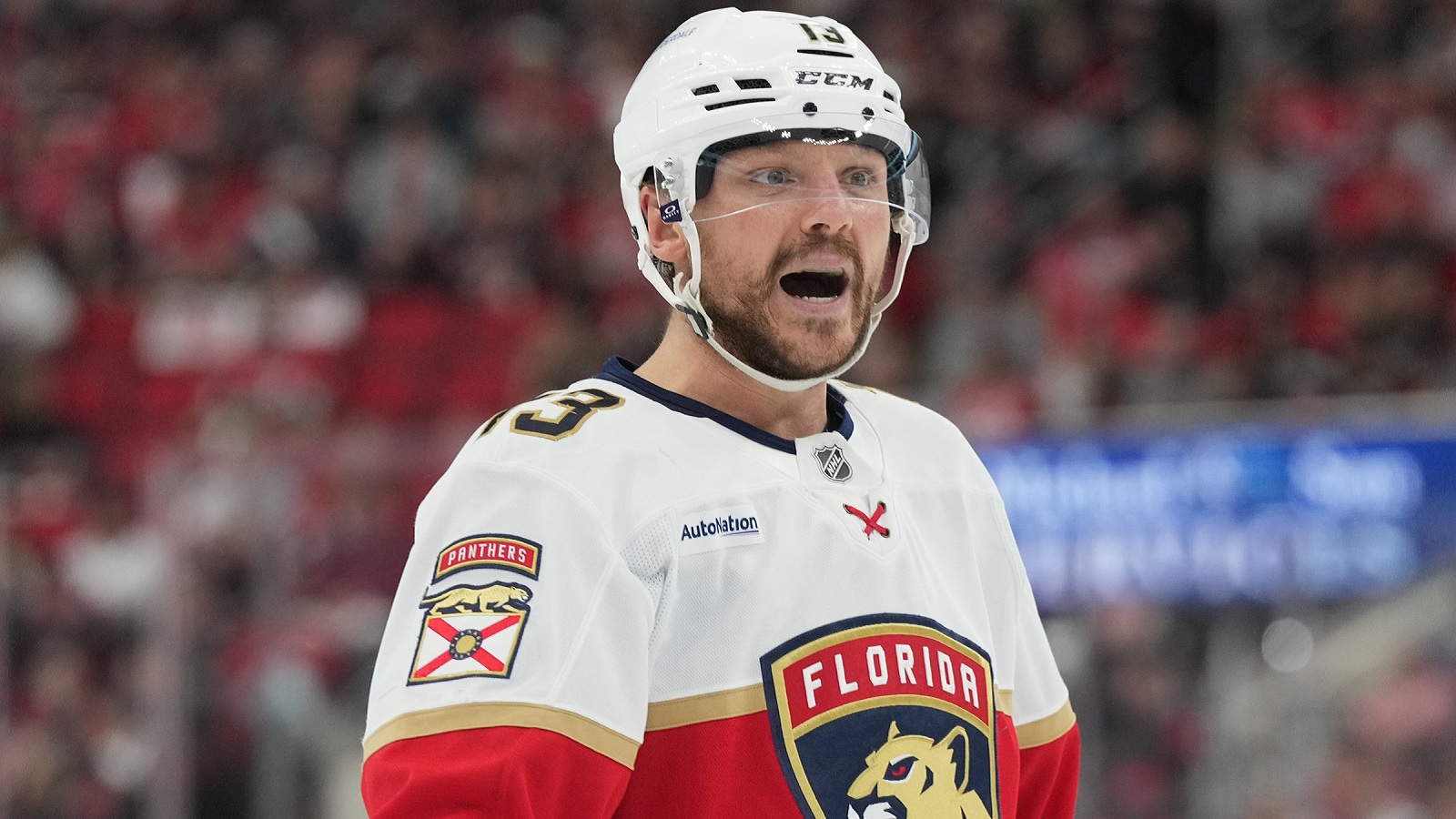 Sam Reinhart on the ice