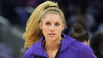 Sarah Ashlee Barker in Sparks gear