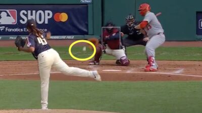 Luis Ortiz delivers a wild pitch