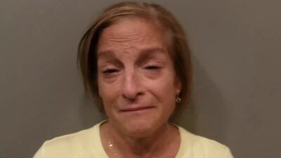 Mary Lou Retton poses for a mug shot