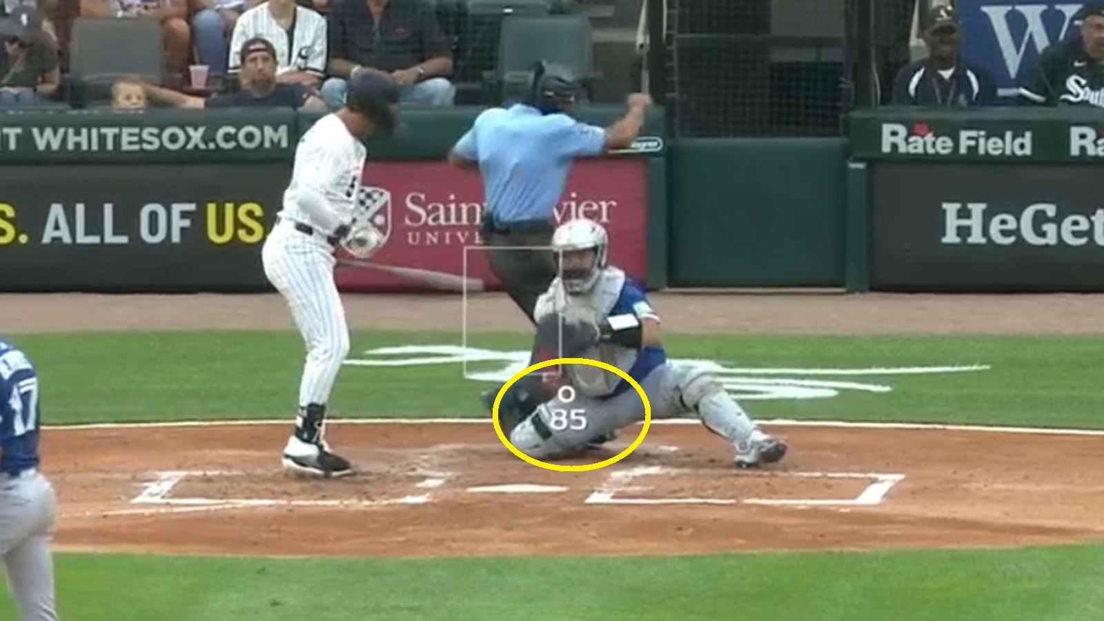 CB Bucknor calling a batter out on strikes