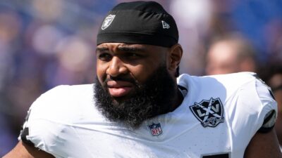 Christian Wilkins in his Raiders uniform
