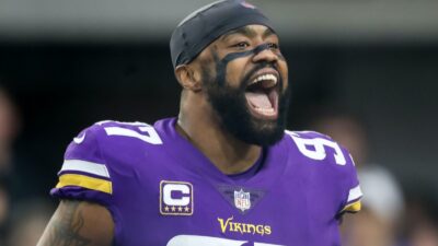 Everson Griffen in his Vikings uniform