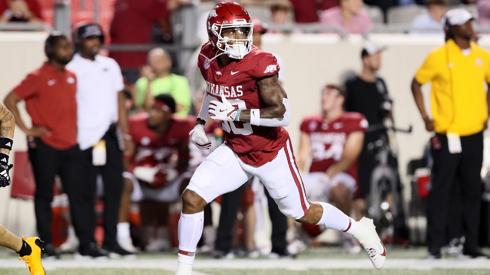 Monte Harrison running