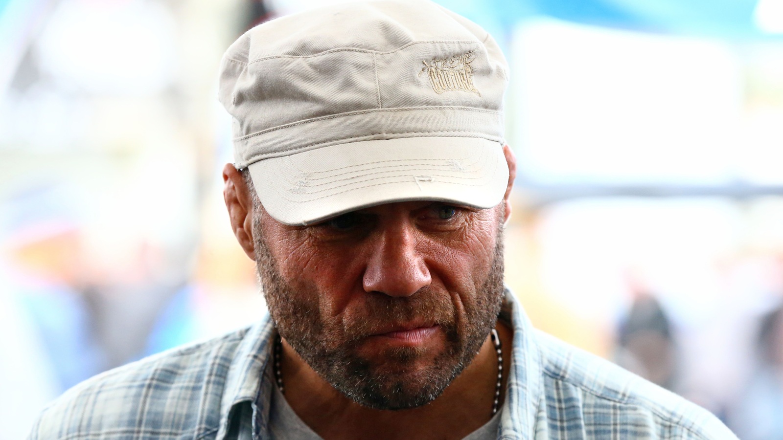 Randy Couture at a race