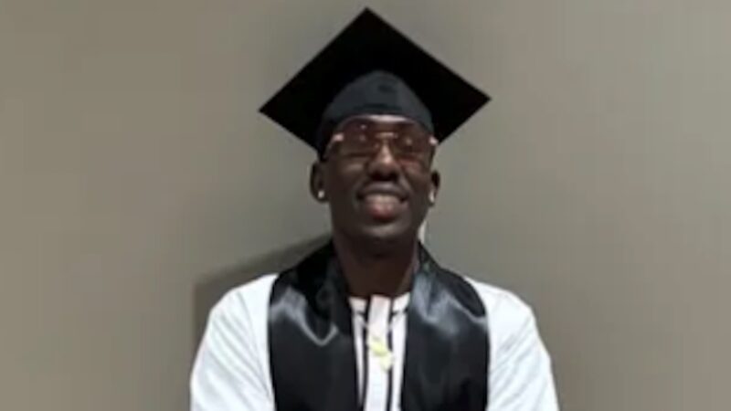 Deng Mayar poses for a photo