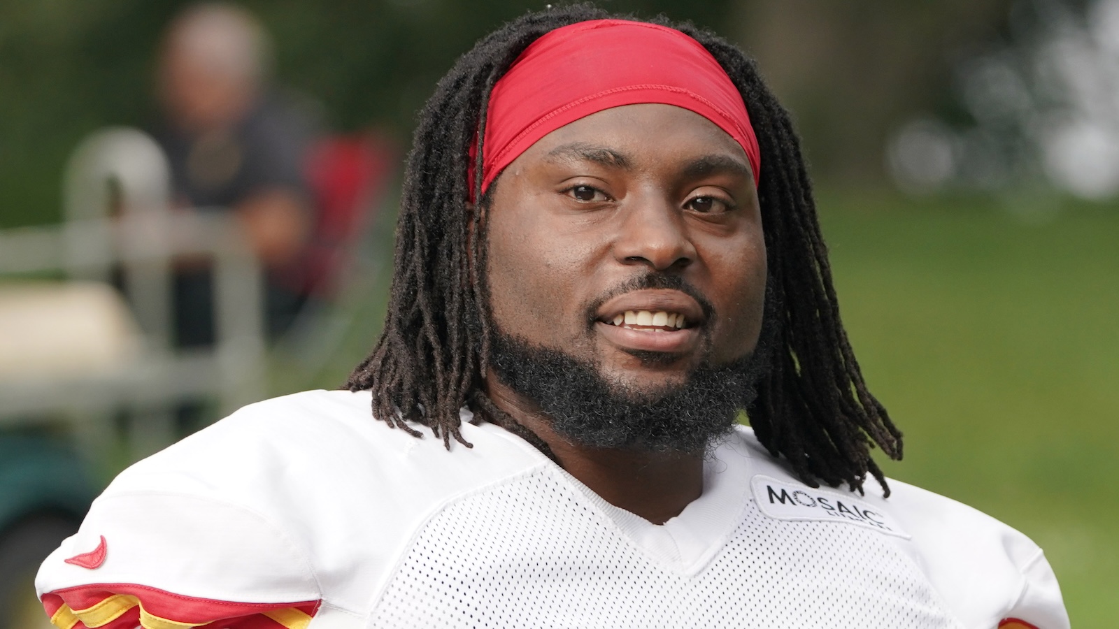 Derrick Nnadi looks on