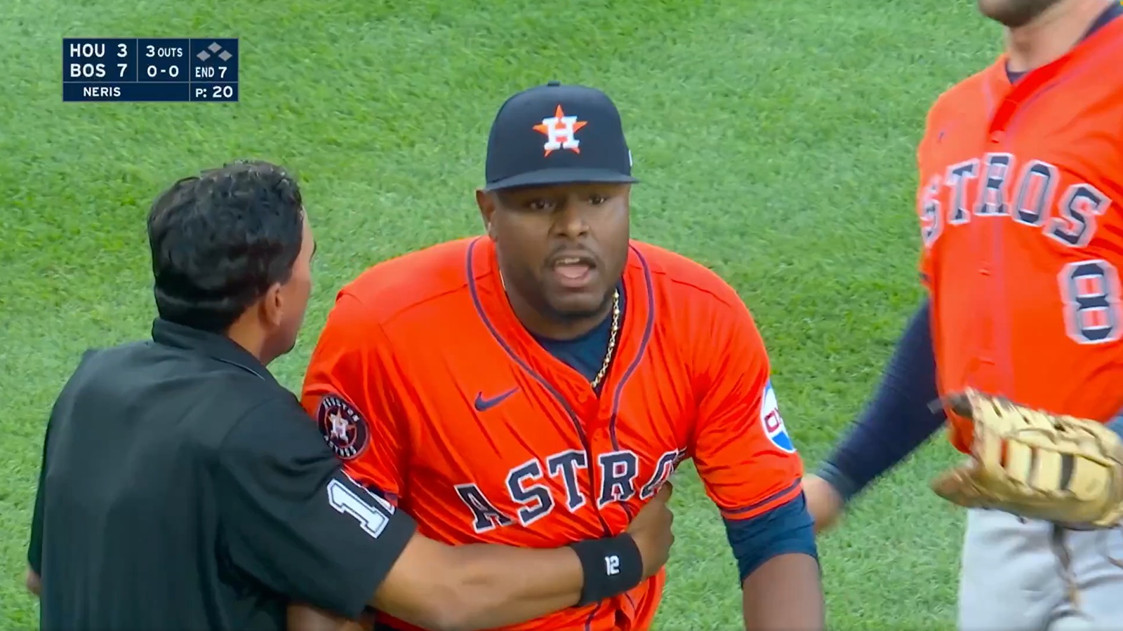 Astros bench clearing sign stealing incident