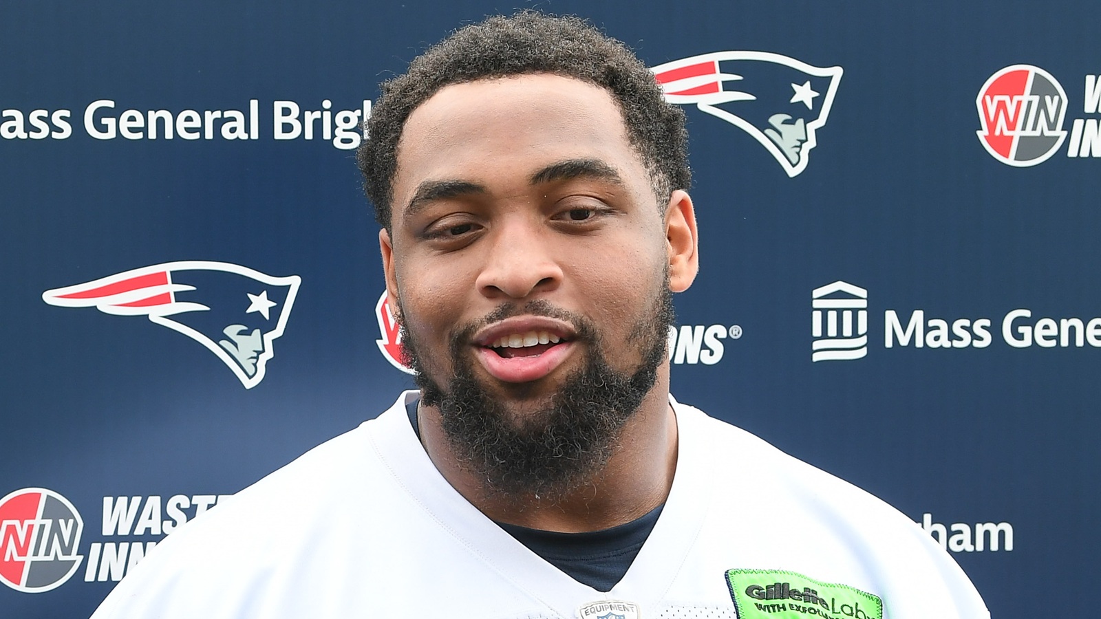 Layden Robinson speaking to the media