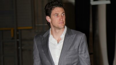 Mike Muscala wearing a suit