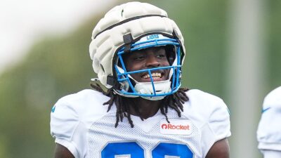Morice Norris during practice