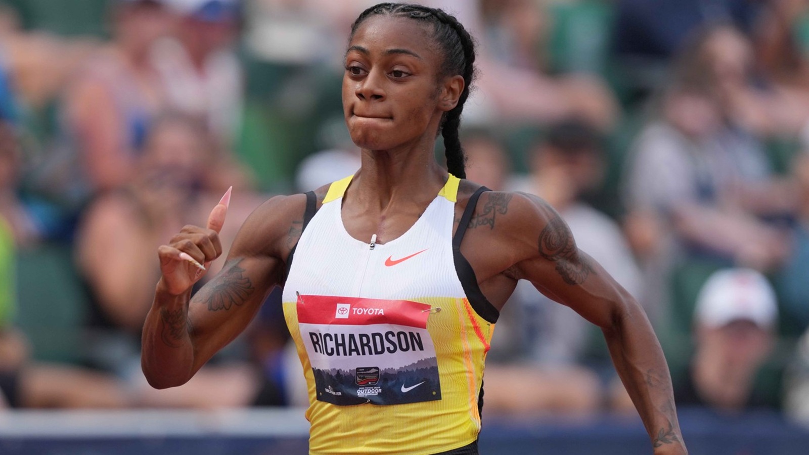 Sha'Carri Richardson running