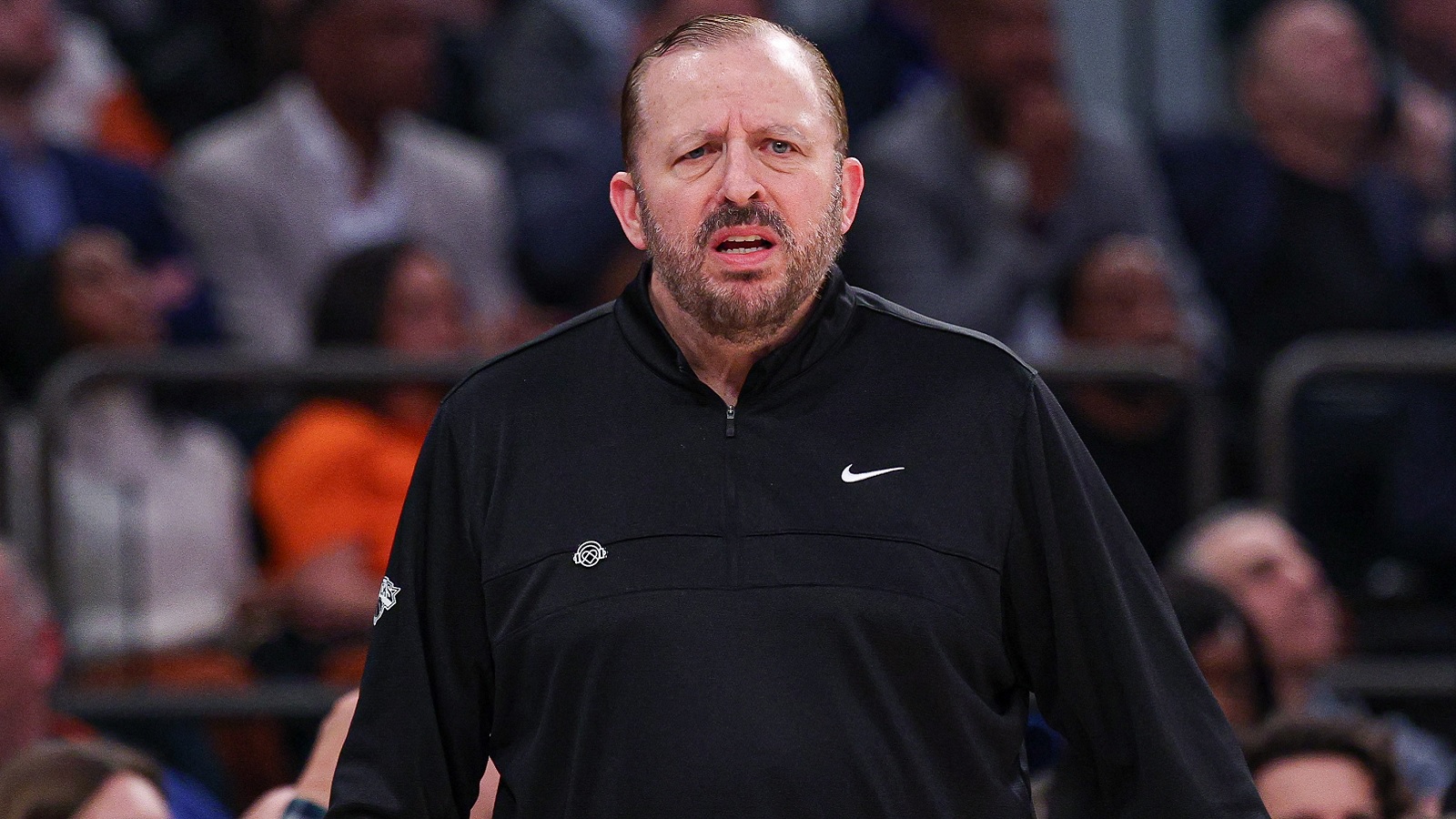 Tom Thibodeau on the sidelines