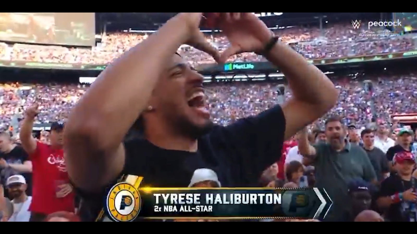 Tyrese Haliburton at SummerSlam