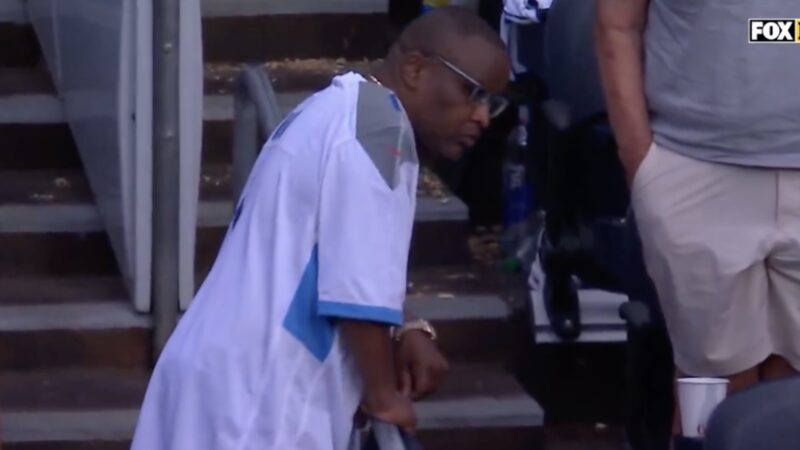 Calvin Ward looks frustrated