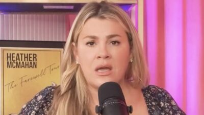 Heather McMahan on a podcast