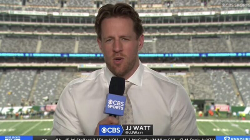 JJ Watt calling a game for CBS