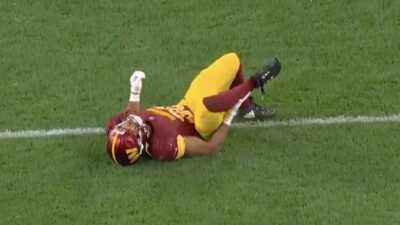 Commanders running back Austin Ekeler suffers an Achilles injury