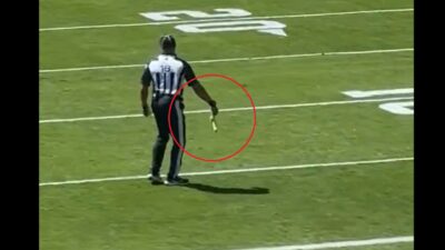 Sex toy on the field during a Browns game