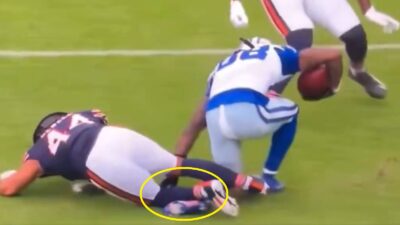 CeeDee Lamb injuring his ankle