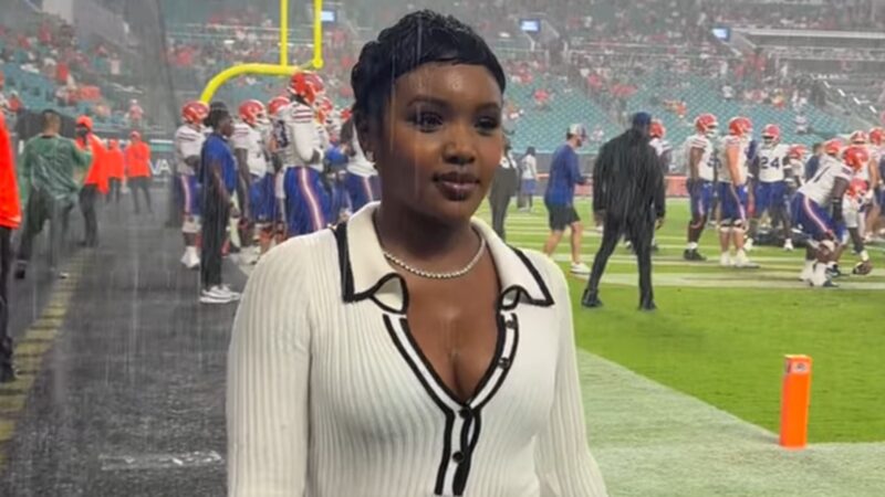 Sports reporter Janerika Owens