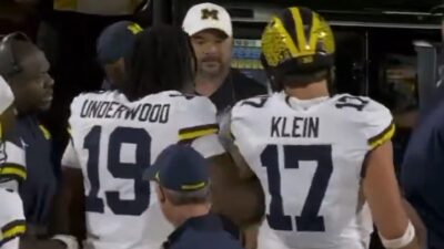 Michigan teammates together