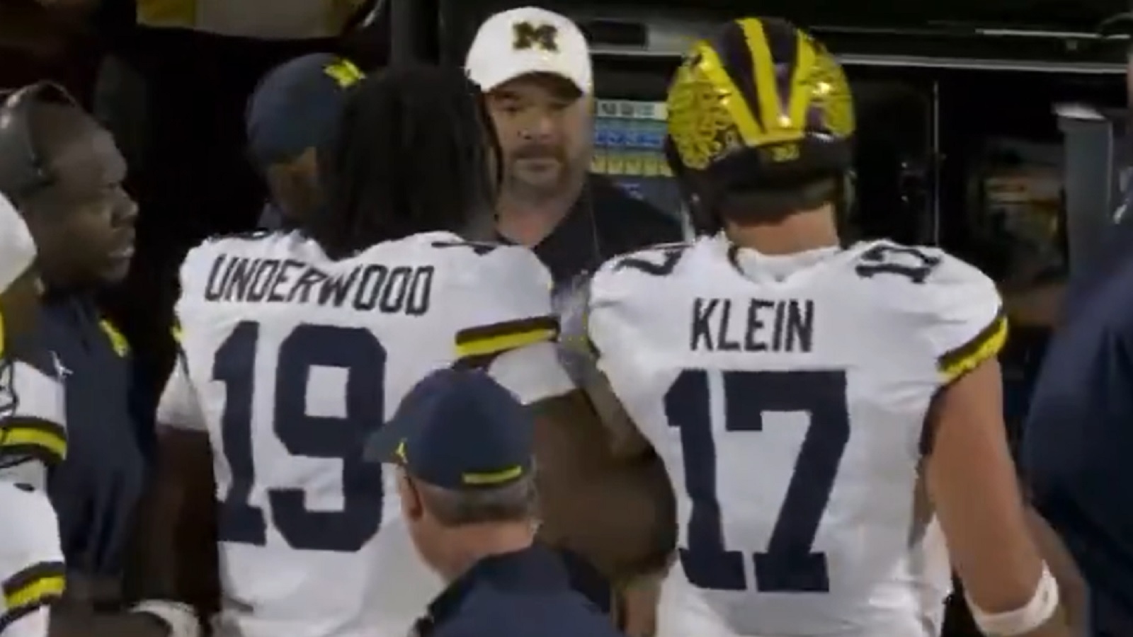 Michigan teammates together