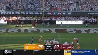 Mississippi State missed field goal