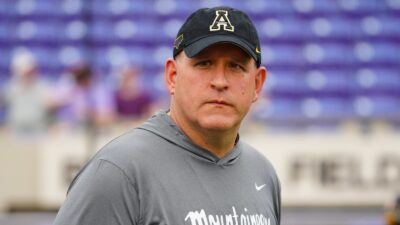 Shawn Clark coaching Appalachian State