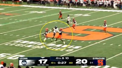 Skyler Bell makes a catch