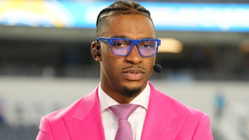 Robert Griffin III on the ESPN set