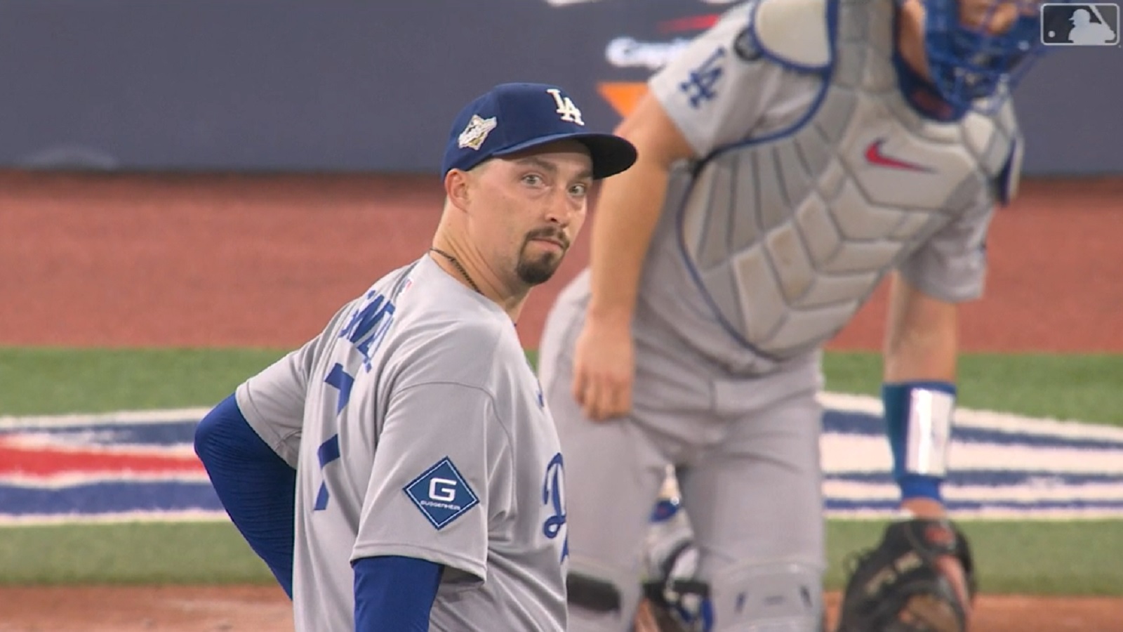 Blake Snell looking upset