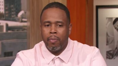 Damon Jones giving an interview