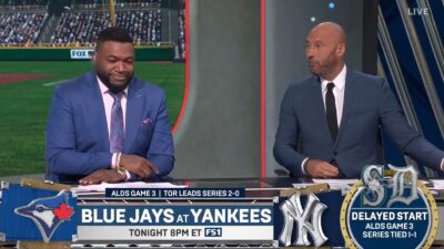 Derek Jeter getting a phone call live