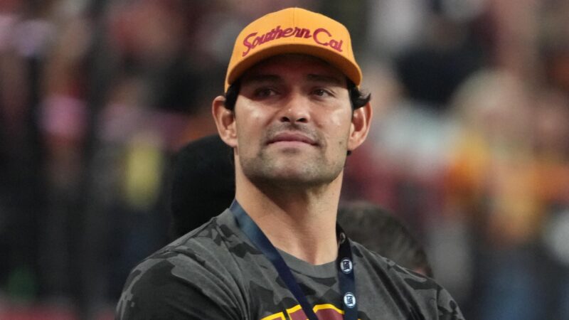 Mark Sanchez in a USC hat