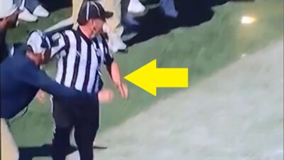 Ole Miss assistant runs into referee