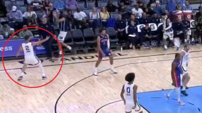 Ty Jerome doing a gun gesture