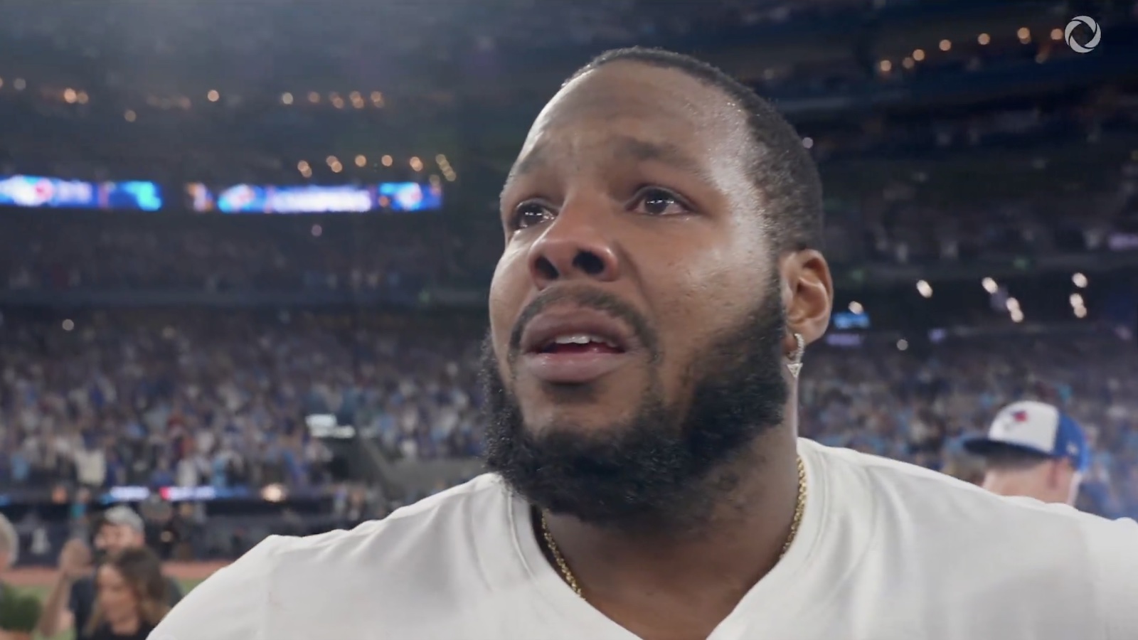 Vladimir Guerrero Jr. in tears after Blue Jays make the World Series