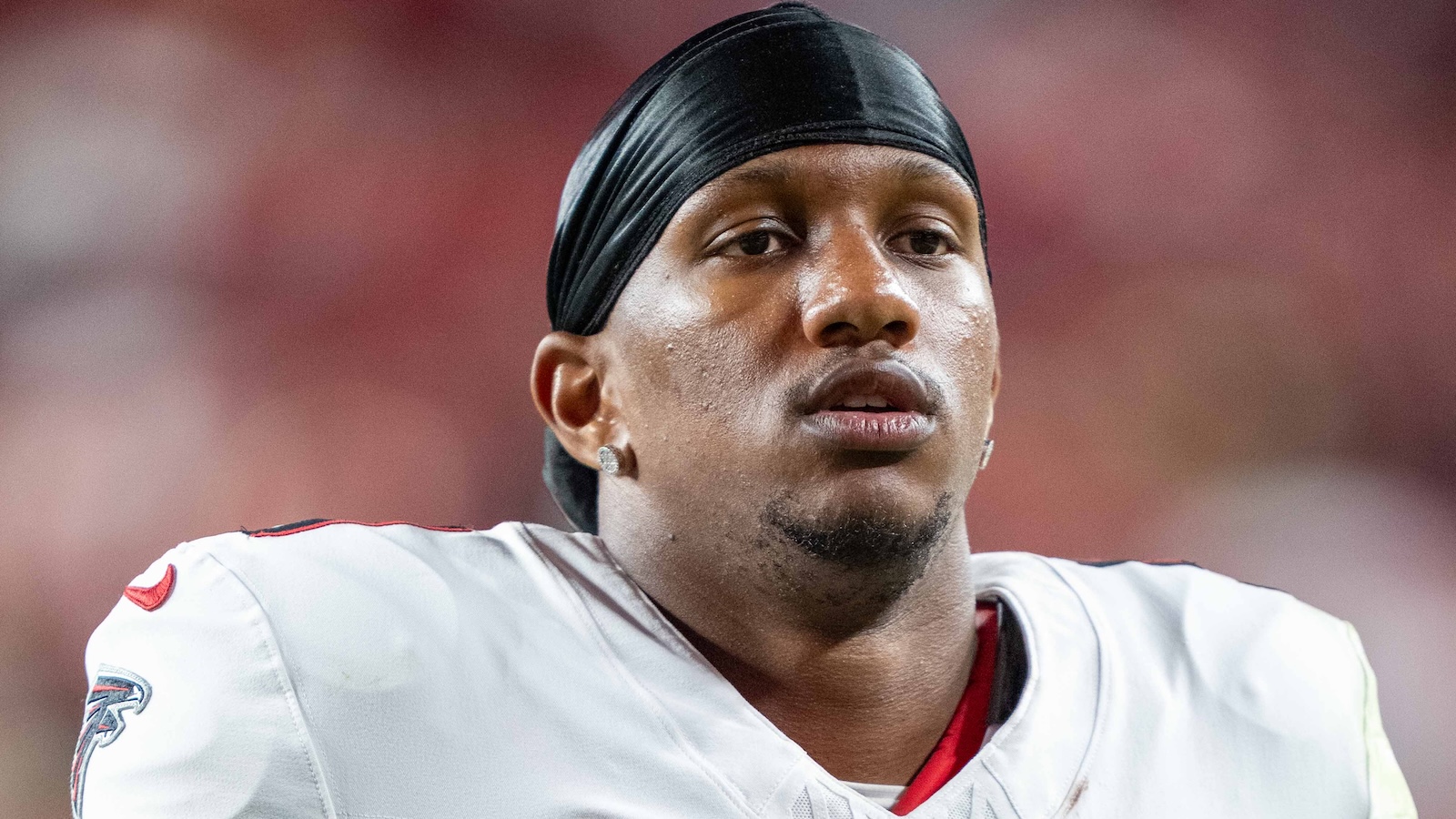 Michael Penix Jr looks on