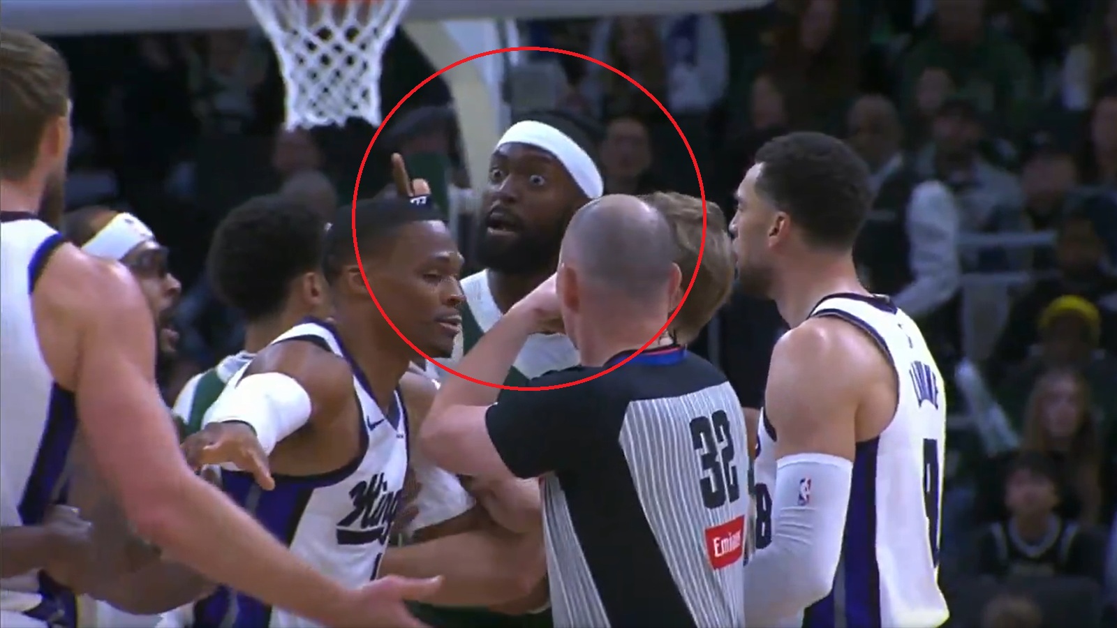 Bobby Portis flashed crazy eyes at Domantas Sabonis